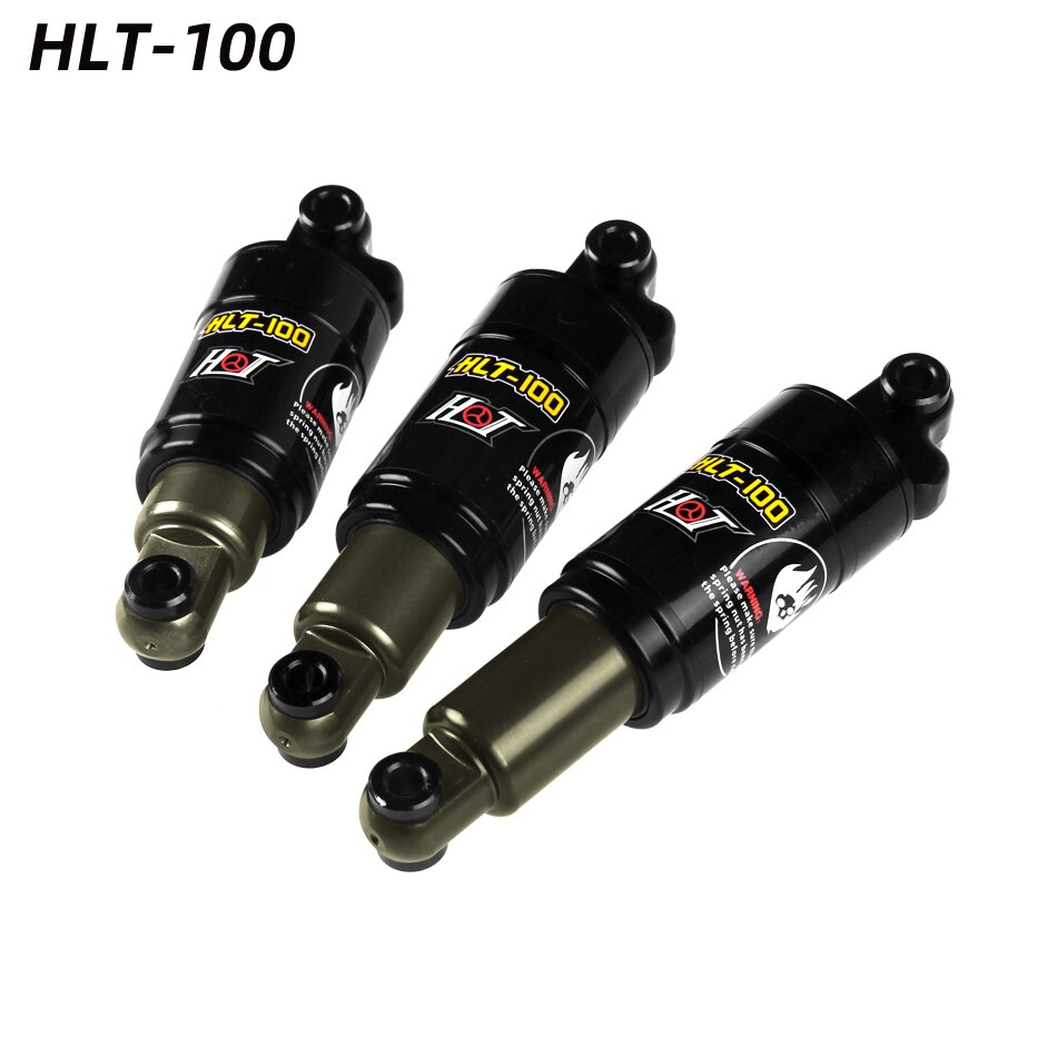 HTL-100 Mountain Bicycle Rear Shock 125/150/165/185mm 850/1000 lbs Aluminum alloy Oil Spring Shocks for MTB e-bike Snow Bike