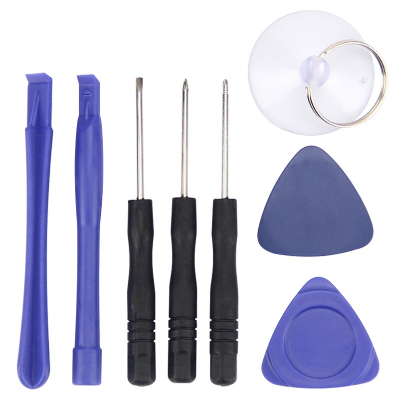 8 in1 Opening Pry Set Kits Demonteren Gereedschap Voor iPhone X 8 7 6 5 Voor Samsung Schroevendraaier Mobiele Telefoon reparatie Gereedschap Kit