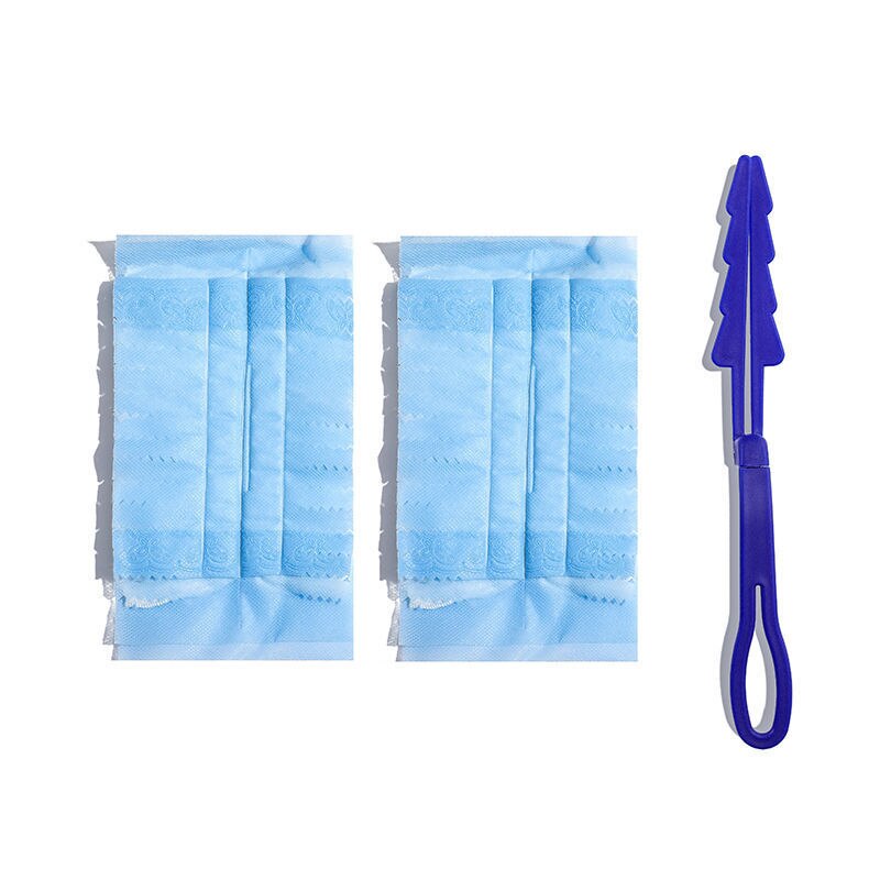 Electrostatic dust cleaner remover gap scavenger artifact bed furniture cleaning dust suction household tools duster: Chocolate