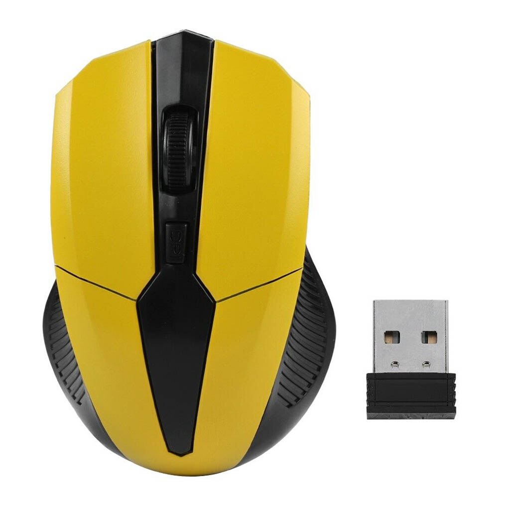 Wireless Gaming Mouse Adjustable DPI Switch 800-1200-1600DPI 2.4G 6 Buttons Optical Mouse for Laptop Notebook PC: NO.2