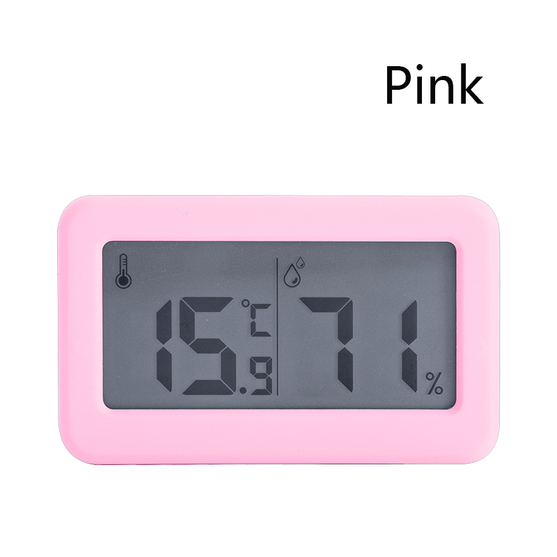 Exped smart enkel elektronisk digital termometer torr hygrometer studierum baby rumstermometer och hygrometer: Rosa