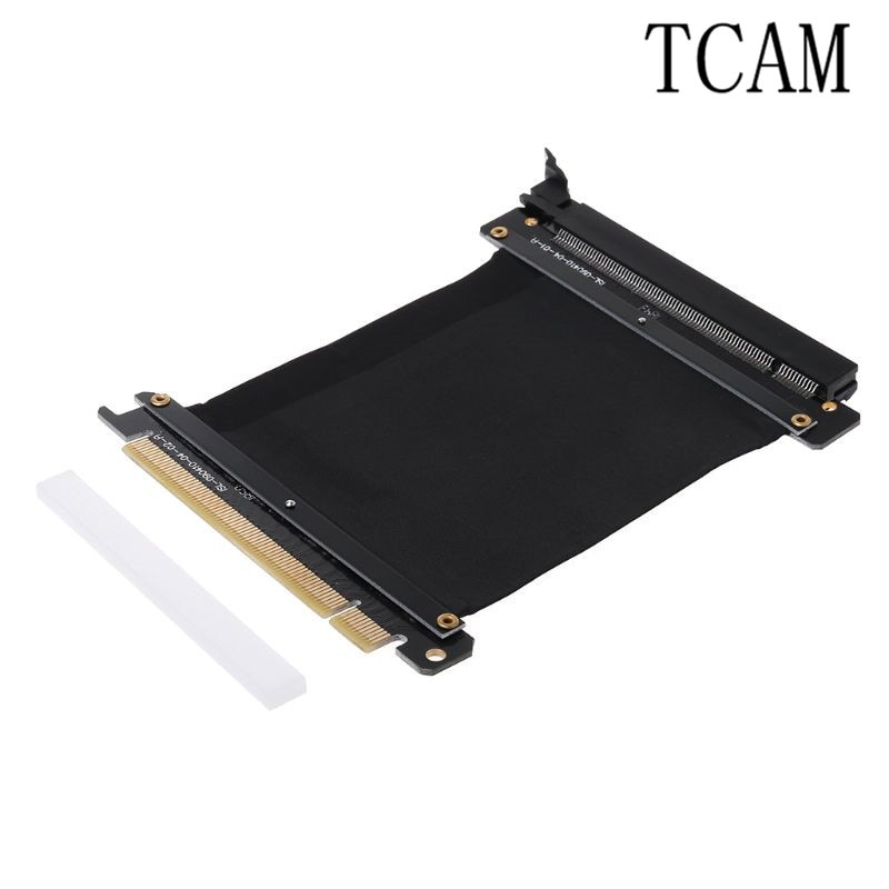 PCI Express 16x Flexible Cable Riser Card Extension Port Adapter Graphics Video Card Extend Cord for 1U 2U Chassis