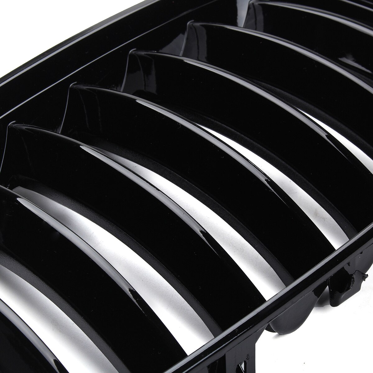 Calandre noire brillante pour voiture, 2 pièces, droite et gauche, pour BMW X5 E53 2004 2005 2006 ABS 51137124815 51137124816
