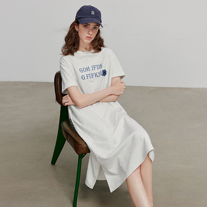 TOYOUTH Women Dress Summer Short Sleeve Casual Dress 8529076