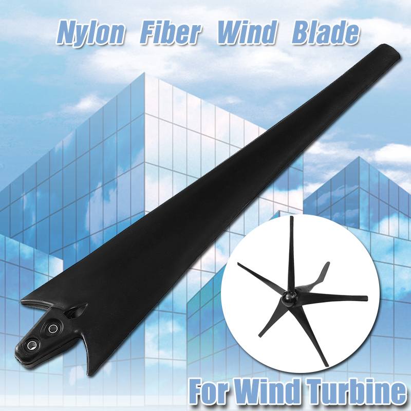 Aerogenerador de fibra de nailon de alta resistencia, accesorios para molino de viento, 550/600/650/750/800/900mm, color negro/blanco