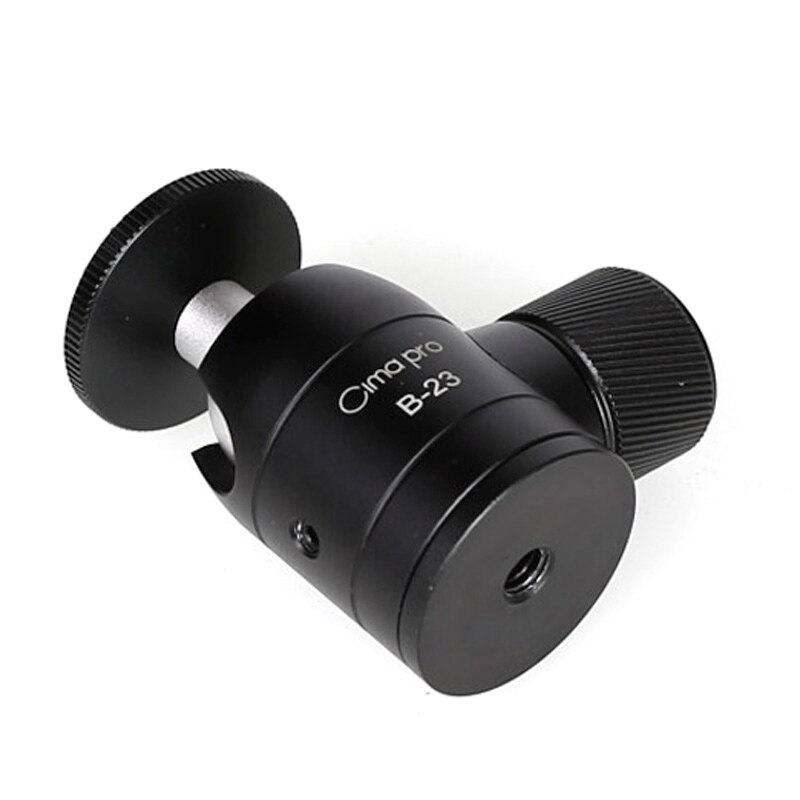 XILETU B-23 mini treppiede testa a sfera in lega di alluminio metallo 360 gradi treppiede testa a sfera panoramica testa W 1/4 vite per DSLR GoPro