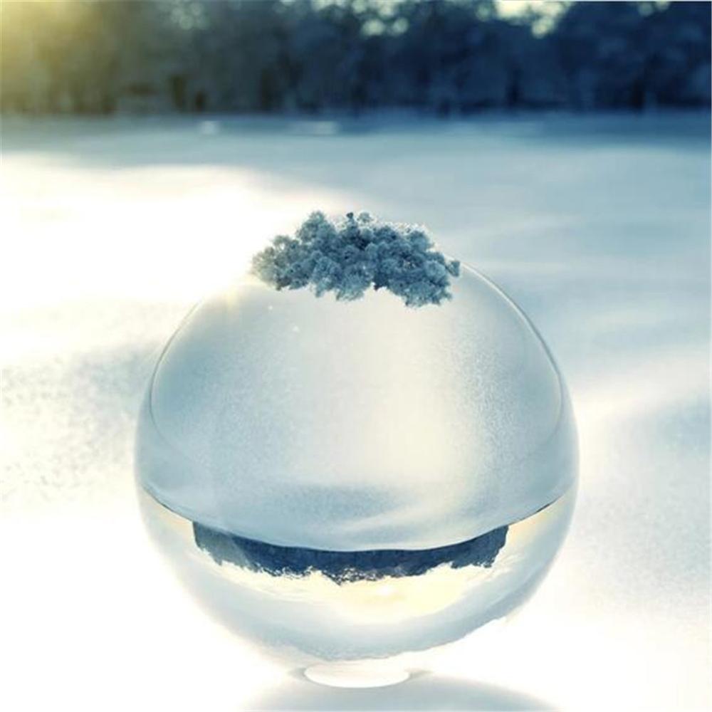 60mm 80mm Fotografie Kristall Objektiv Ball asiatisch Quarz klar Magie Glas Ball w/Tragbare Tasche für Foto schießen