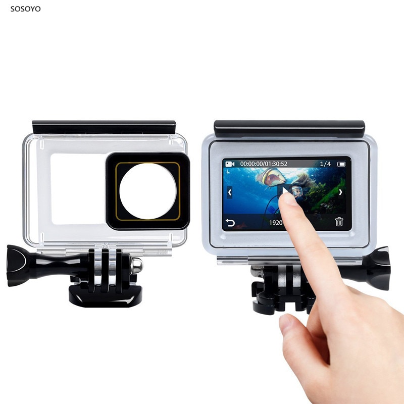 Touch Screen Waterproof Case Onderwater 35 M Duiken Beschermende Shell Behuizing Voor Xiaomi Yi 4K 2 Ii Action Camera accessoires