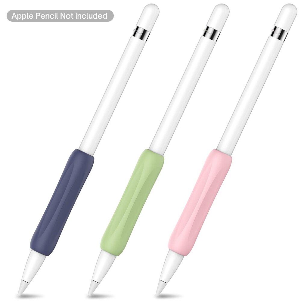 3Pcs Apple Etui Anti-Slip Zachte Siliconen Case Cover Compatibel Tablet Touch Stylus Pen Voor Apple Potlood 1st 2nd Generatie