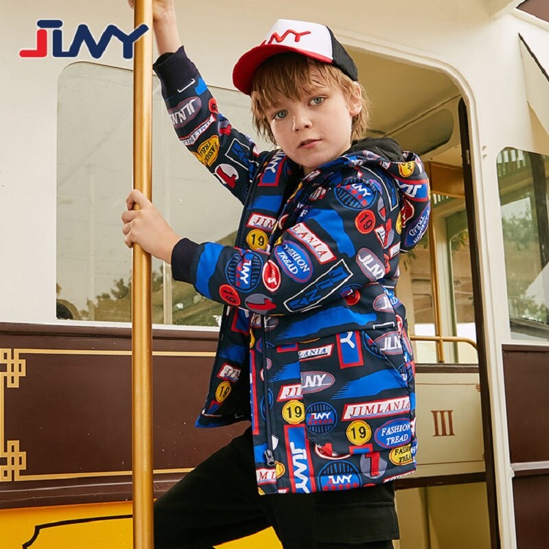 Ropa para niños impermeable a prueba de viento grueso para niños chaquetas Otoño e Invierno niños prendas de vestir exteriores abrigo deportivo cálido: 10 años