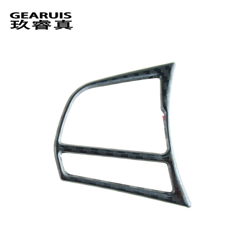 Para BMW F20 F21 F30 F34 F32 accesorios Interior de fibra de carbono Auto botones de volante marco pegatinas cubre decoración de embellecedor