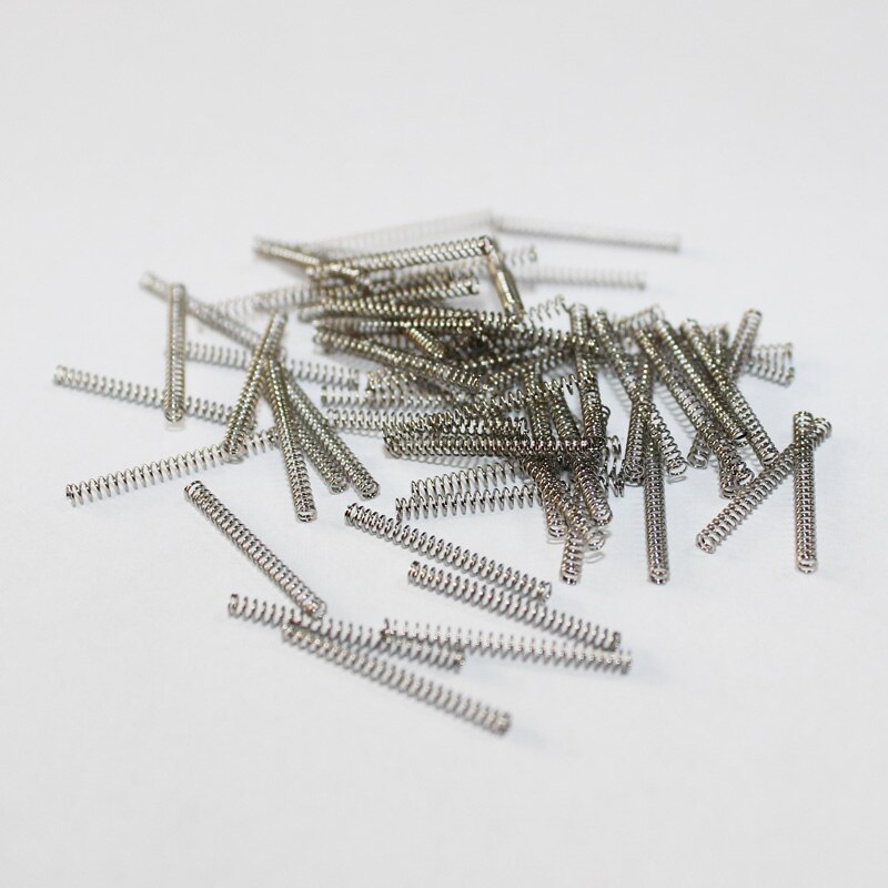 Kleine drukveren draad diameter 0.4mm, buitendiameter 3mm tot 10mm, Lengte 25mm