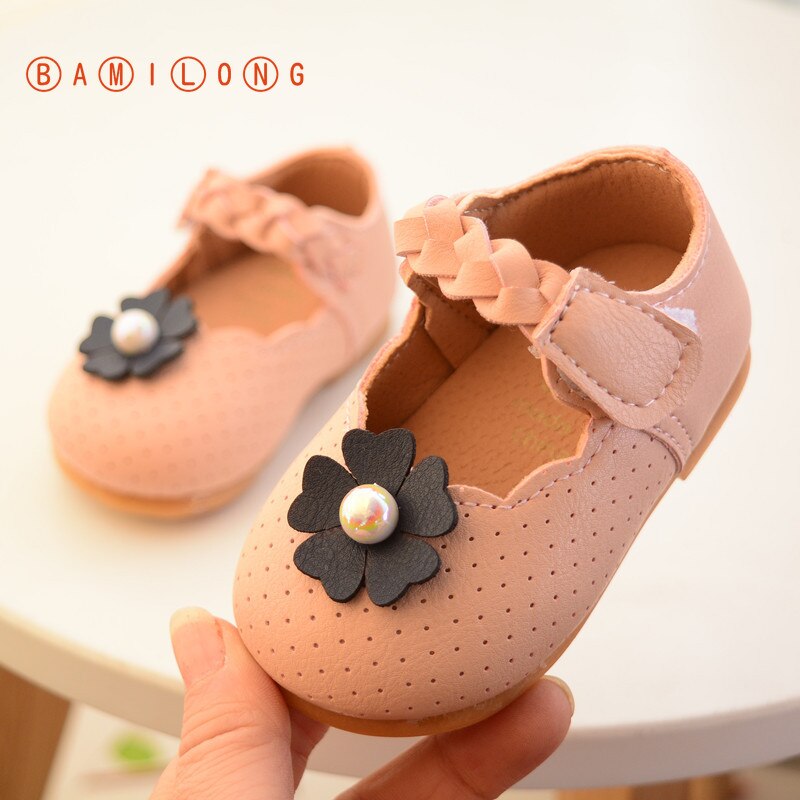 Sweet Toddler Girls Sandals Flowers Baby Dresses Shoes Floral Children Girls Princess Shoes Kids Summer Party Footwear S186