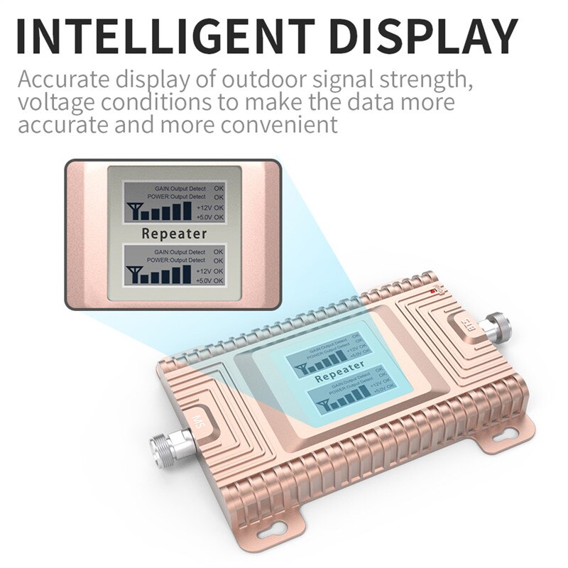 GOBOOST Cell Phone Signal Booster 2G 3G GSM 850 UMTS 2100 LTE 1700 1800 1900 MHz Cellular Amplifier Dual Band Repeater