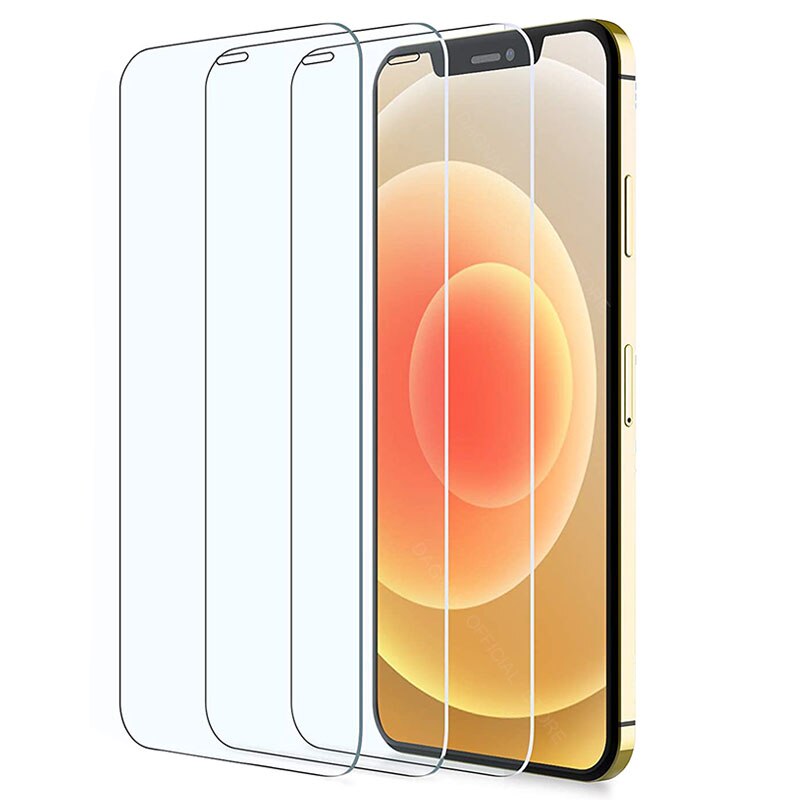 3個保護強化ガラス12ミニiphone 12プロスクリーンプロテクターiphone 12ガラスフィルム: Transparent / For iPhone 12 Pro