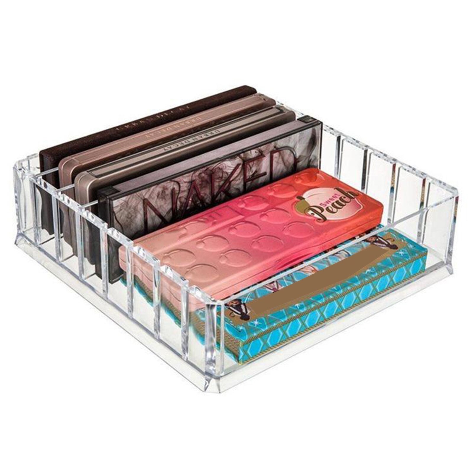 Acryl Transparante Make-Up Organizer Opbergdoos Make Up Cosmetische Organizer Drawers Met Verwijderbare Verdelers