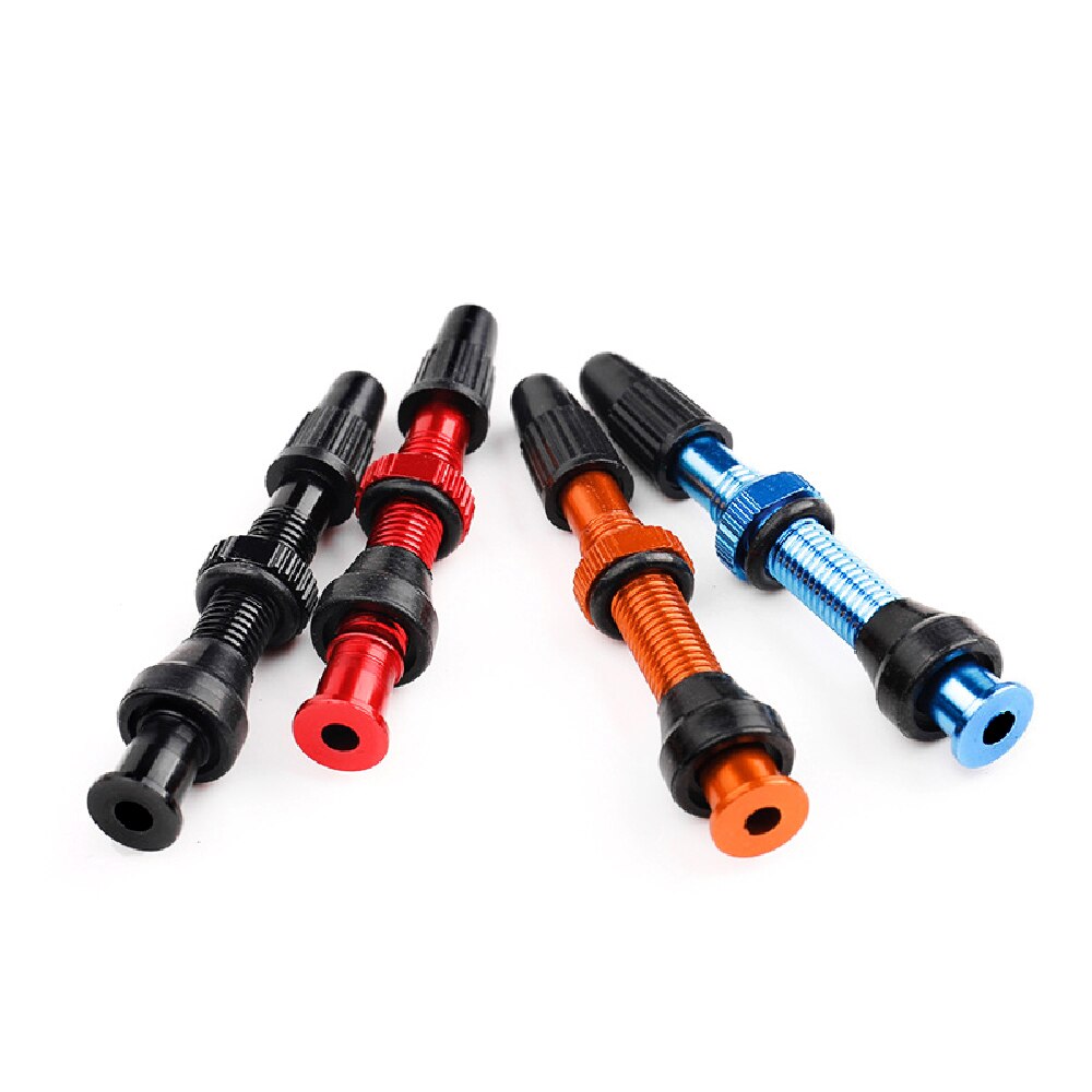 40/60/80mm ventiler for road mtb sykkel tubeless ventil 1 par vakuum aluminiumslegering dekk ventil for sykkel sykkel tilbehør