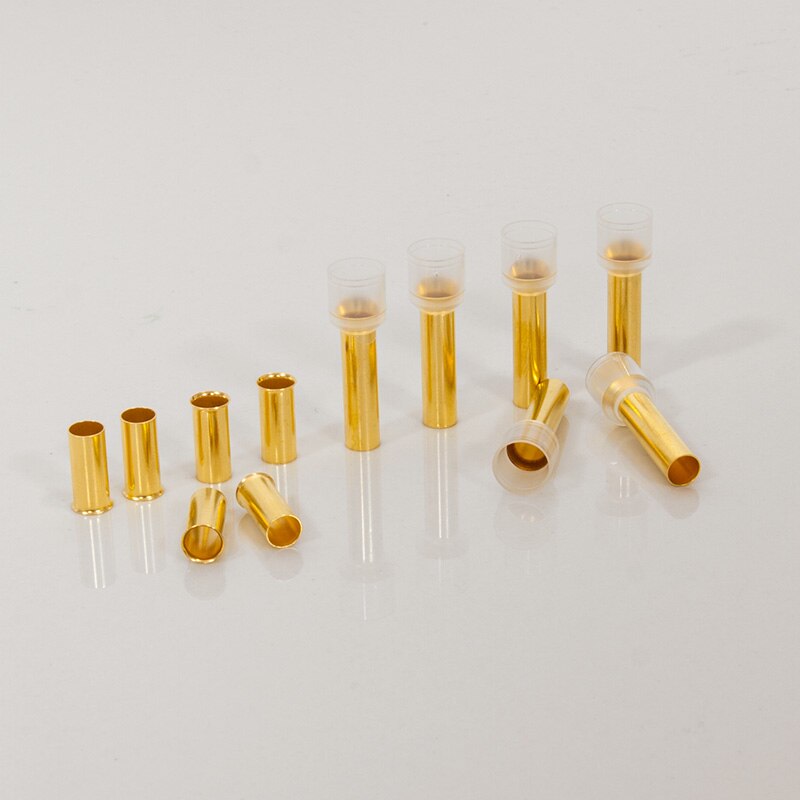 1 stücke Deutsch Original WBT kupfer hülse Erweiterte Gold-überzogene Terminal 2,5-16mm platz Fieber Klasse crimpen kupfer hülse