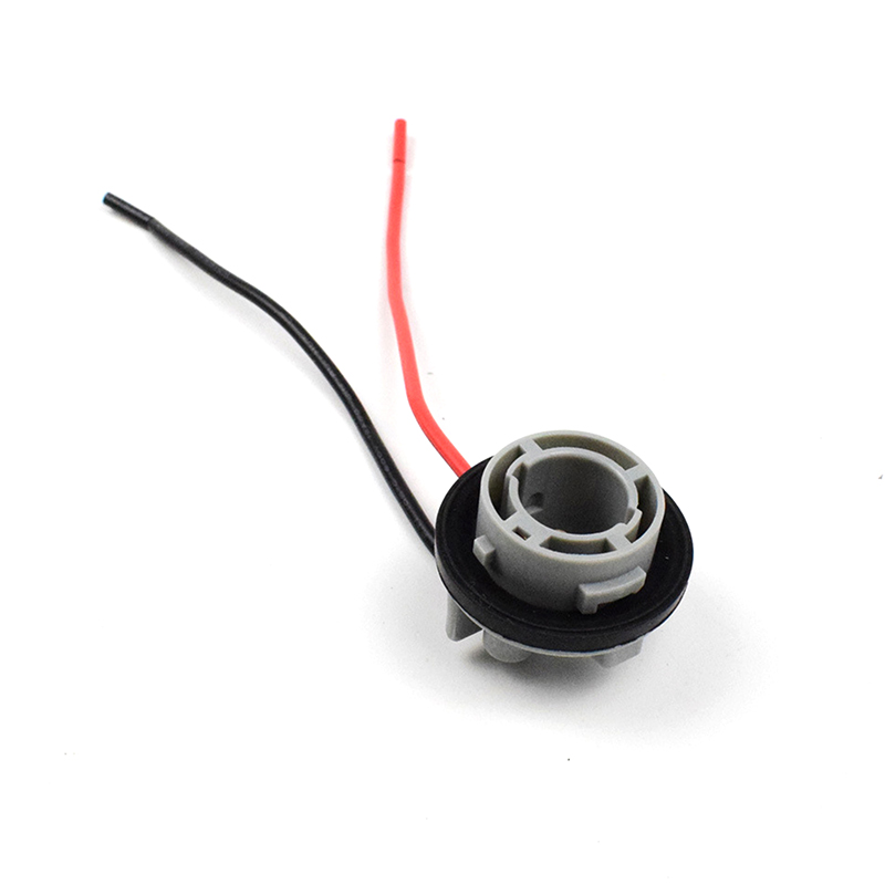 BA15S 1156 Soquete do bulbo, suporte da lâmpada, adaptador P21W, conector base, luz de freio, luz de inversão, 2pcs por conjunto
