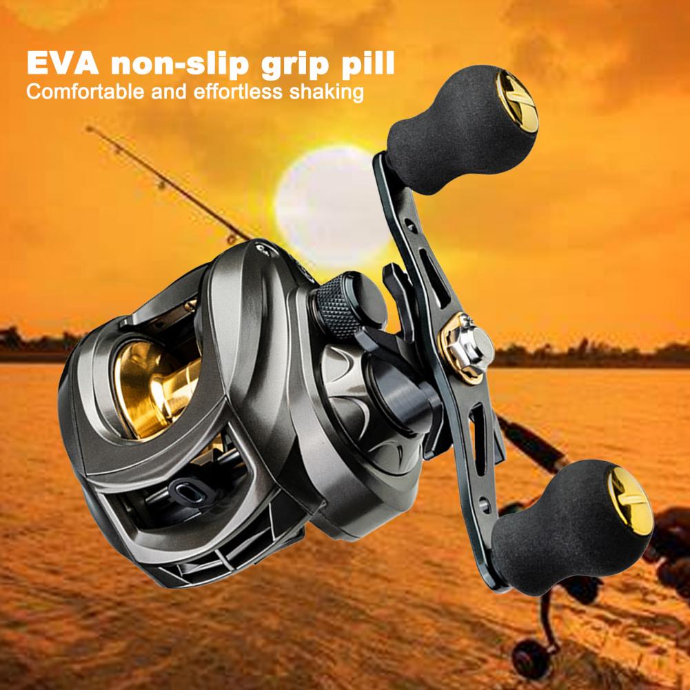 Versatile Baitcast Reel Smooth Non-Knotted Lightweight Baitcasting Explosion-Proof Line Water Wheel