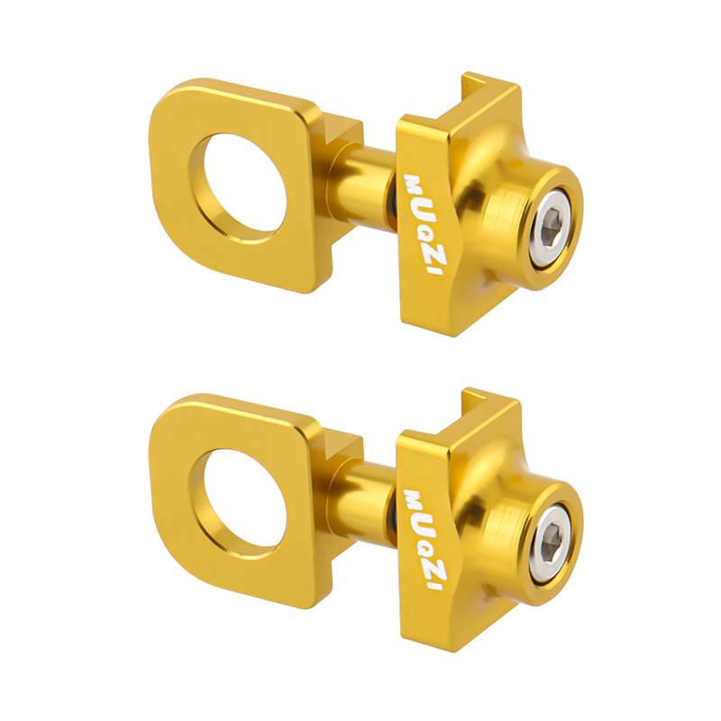 MUQZI Bicycle Chain Adjuster Tensioner For Folding Fixed Gear Single Speed Bike Chain Adjuster Screw Bolt: Burgundy