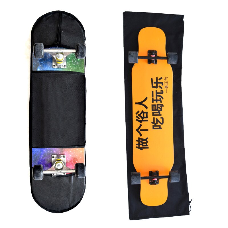 2 stk skateboard taske opbevaring skulder taske justerbar bærbar til udendørs als 88