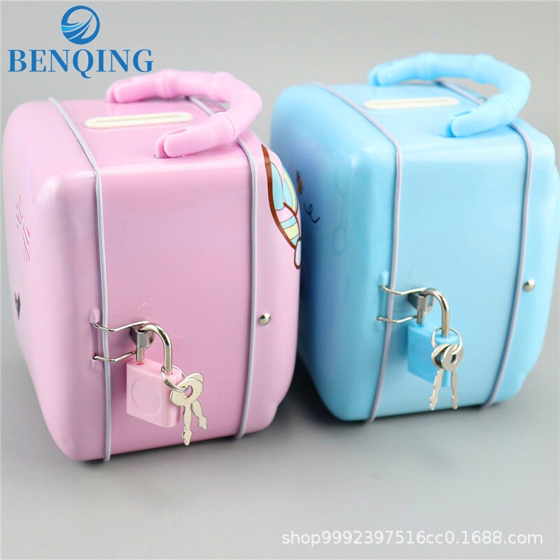 BENQING Handicrafts Display Piggy Bank Cartoon Piggy Bank Toy Children's Change Box For Kids WR146