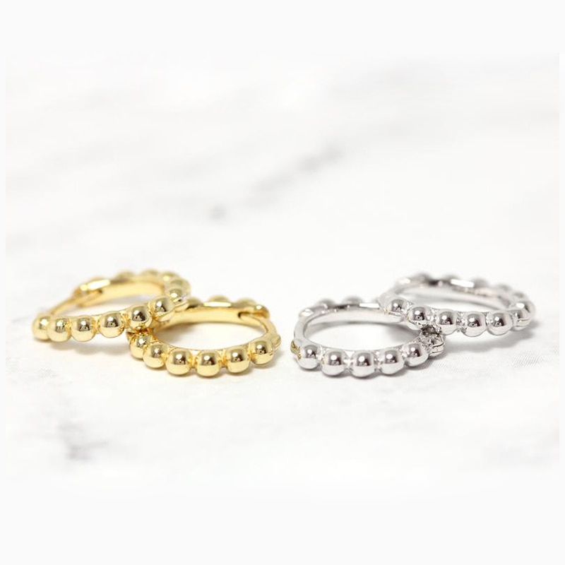 Roxi mini runde perler små øreringe til kvinder mænd bryllup øreringe usædvanlige 925 sterling sølv fine smykker pendientes