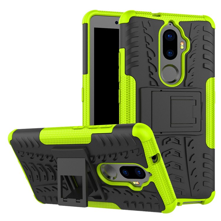 Hoesje voor lenovo  k8 , hybride schokbestendige behuizing van tpu + pc, telefoonstandaard, hoesje voor lenovo  k8 plus, hoesje voor lenovo  k8 note, telefoonhoesjes: Voor lenovo  k8 notitie / Groente