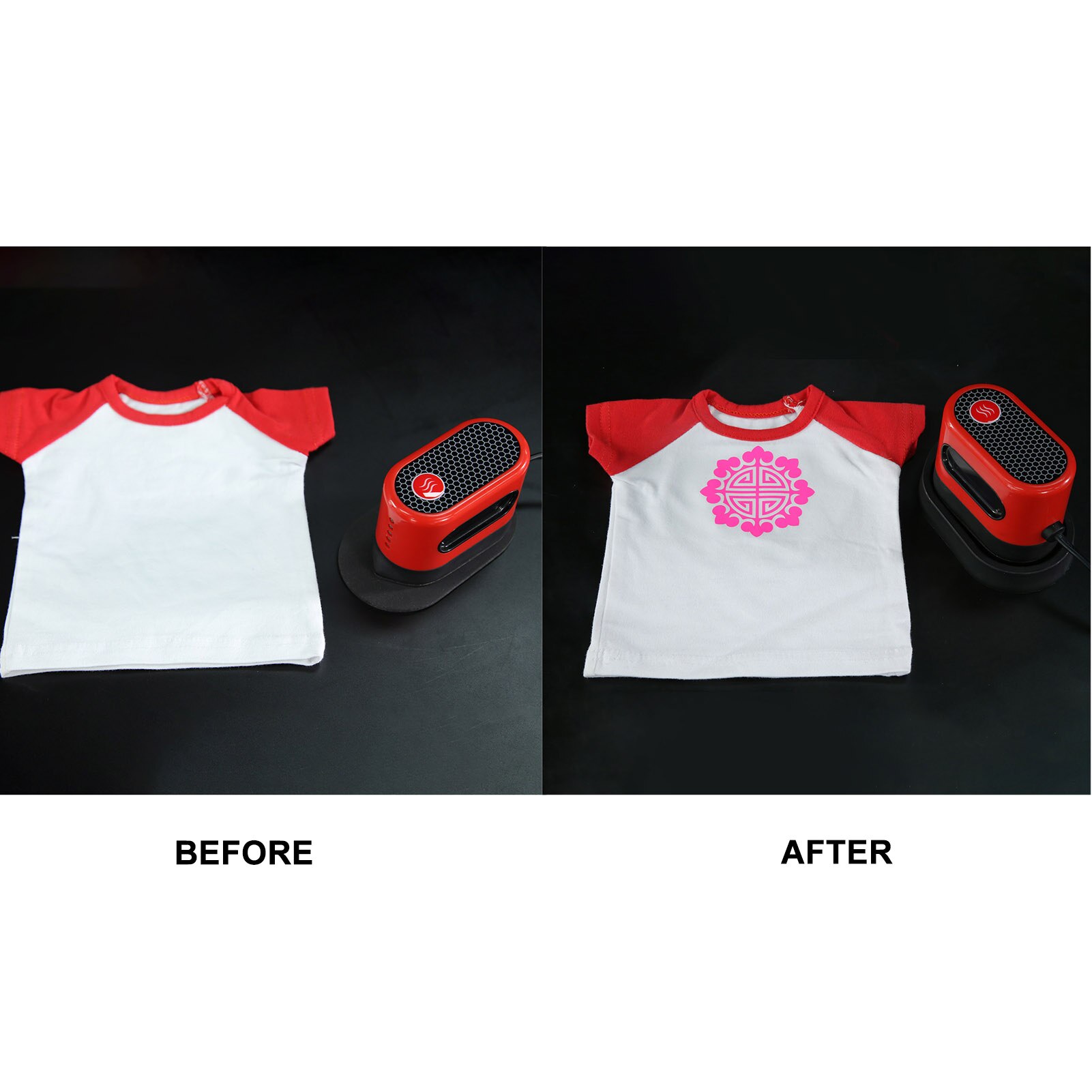 Warmte Persmachine Mini Iron Shirt Printing Embossing Machine Draagbare Embosser Voor T-shirts Kleding Schoenen Tassen Caps Diy Ambachten