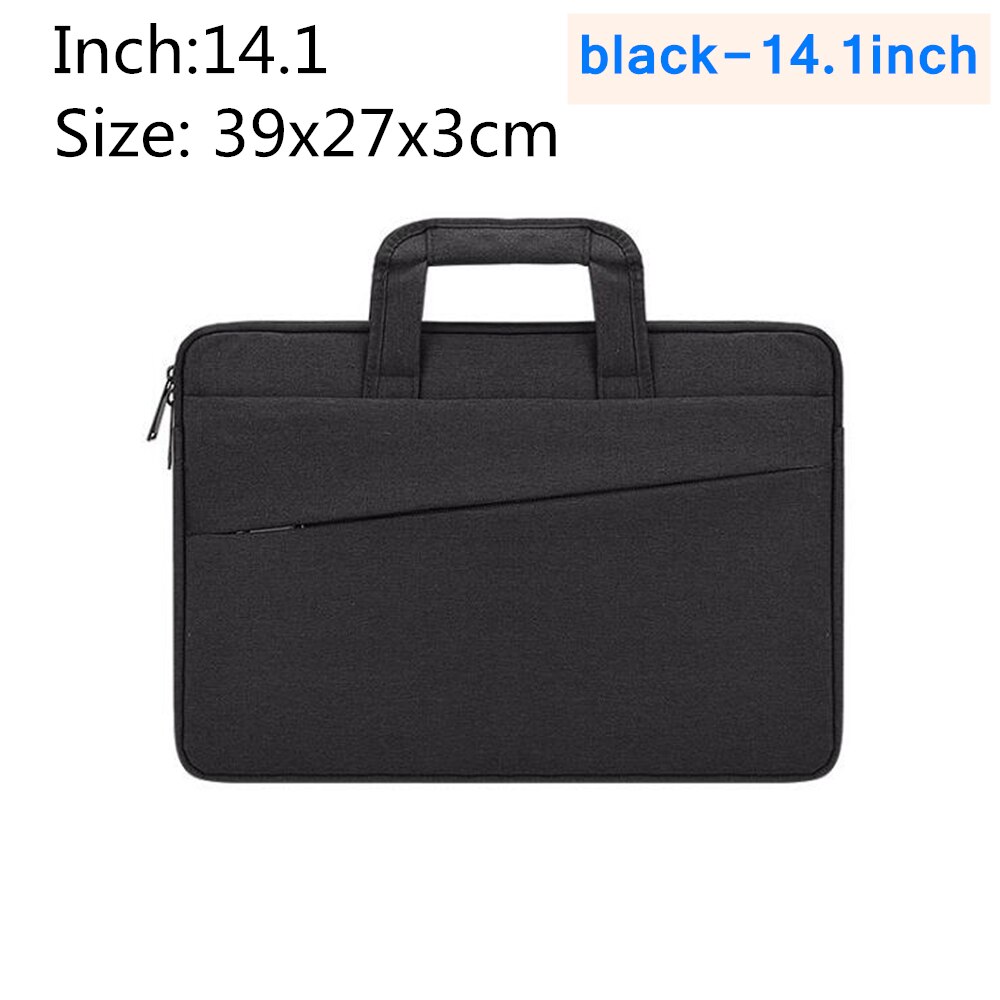 Funda protectora para ordenador portátil, maletín de negocios para Macbook Air Pro de 13,3, 14,1, 15,4 y 15,6 pulgadas, con forro de Apple