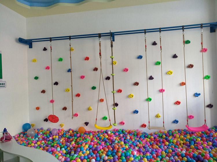 1Pcs Kinderen Houten Muur Klimmen Stenen Kids Klimwand Houdt Speelgoed Kind Speeltuin Game Hand Voeten Hold Grip kit