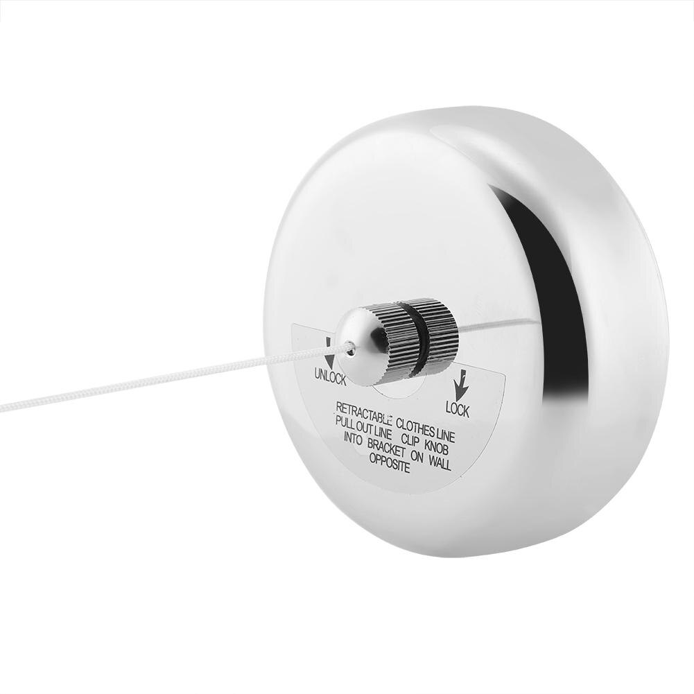 Retractable Clothesline Indoor Outdoor Laundry Single Clothes Drying Line Home Stainless Steel