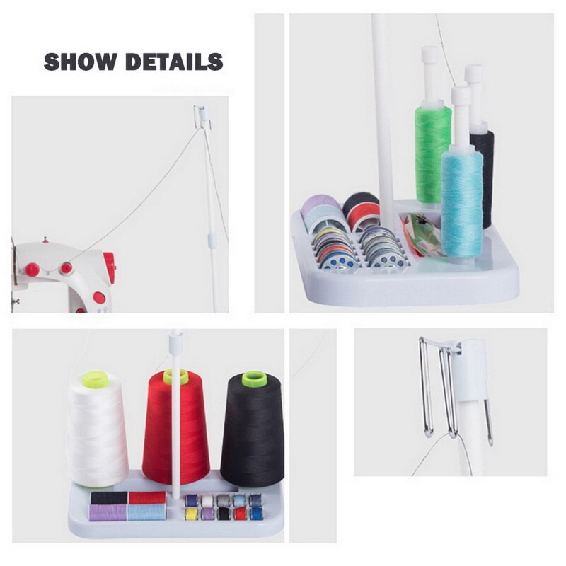 Newest Thread 3 Spool Holder Stand Rack Sew Quilting for Home Sewing Machine Sewing Thread Organizer Spool Stand Holder