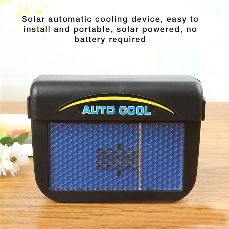 Auto Fan Cool Car Interior Exhaust Fan Solar Automatic Cooling Device Accessories