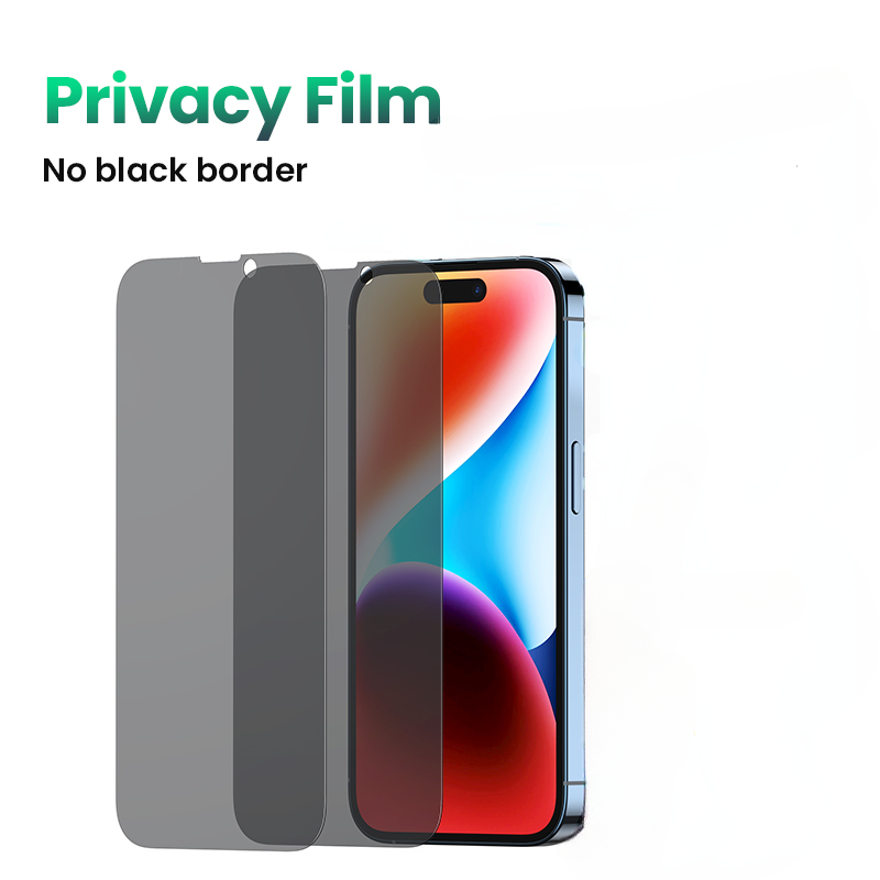 Protector de pantalla de vidrio templado para iPhone, película 9D para iPhone 15, 14, 13, 12, 11 Pro Max, 14 Plus, 11, XR, 2 unidades: Azul oscuro /  Opción9