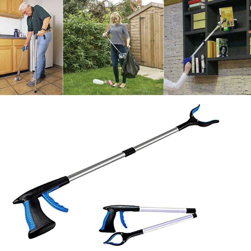 Foldable Litter Reachers Pickers Pick Up Tools Gripper Extender Grabber Picker Collapsible Garbage Pick Up Tool Grabbers