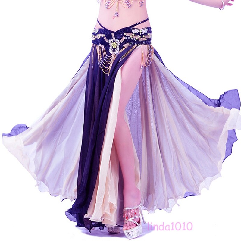 bellydancing skirts belly dance skirt costume training dress or performance -6002