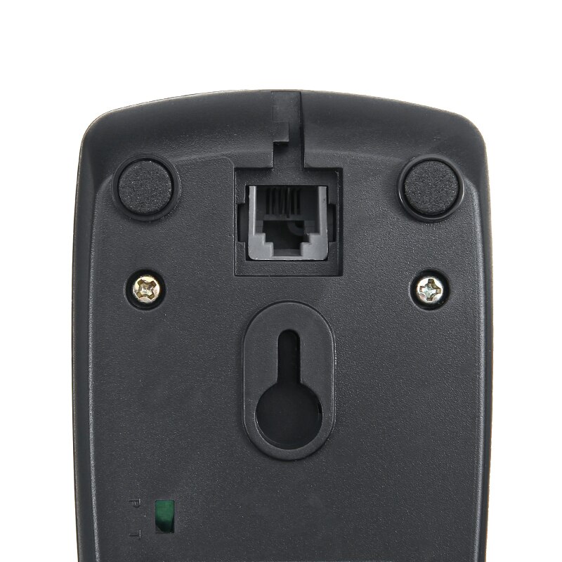 Black Home Office Wall Mount Corded Wired Telephone Desktop Business Phone Desktop Home Wired Phone For Hotel Family