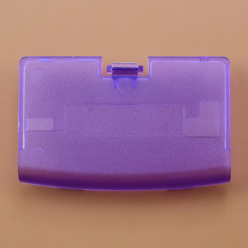 JCD Tapa de batería de plástico de repuesto de 17 colores para Gameboy Advance GBA: Morado