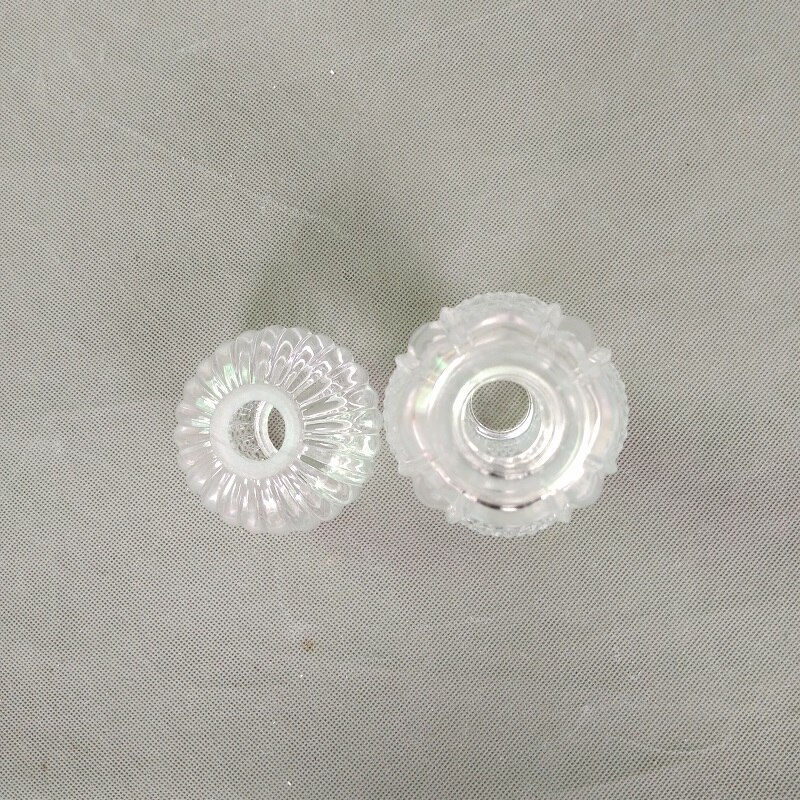 168 x 68mm klar lysekrone majsformet central søjle dekoreret vasefor krystal lysekrone