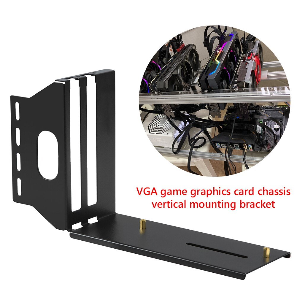 VGA PCI-E 3.0 X16 Graphics Video Card with 20cm Cord Wire for ATX PC Case Desktop Vertical Mounting Bracket Extension Cable Set