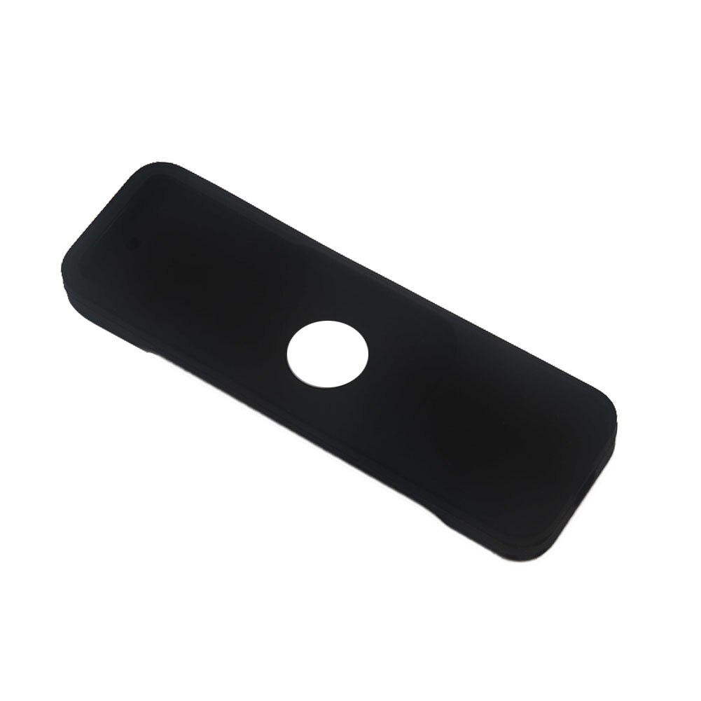 Protective Case For Apple TV Remote Control Colorful Silicone Waterproof Dust Remote Control Cover Skin: Black