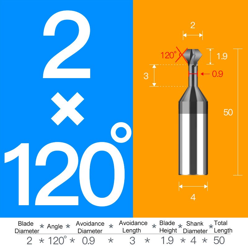 Hartmetall Wolfram Stahl Anfasen Cutter 60 120 90 Grad hoch Und Unten doppelseitige Bearbeitung Beschichtete Fräser Fase werkzeuge