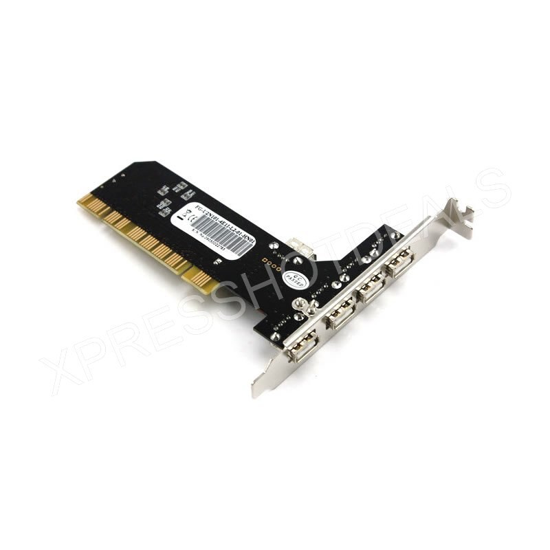 USB 2.0 5 PORT (4+1) PCI HUB CARD HIGH SPEED ADAPTER 480MB for PC Windows