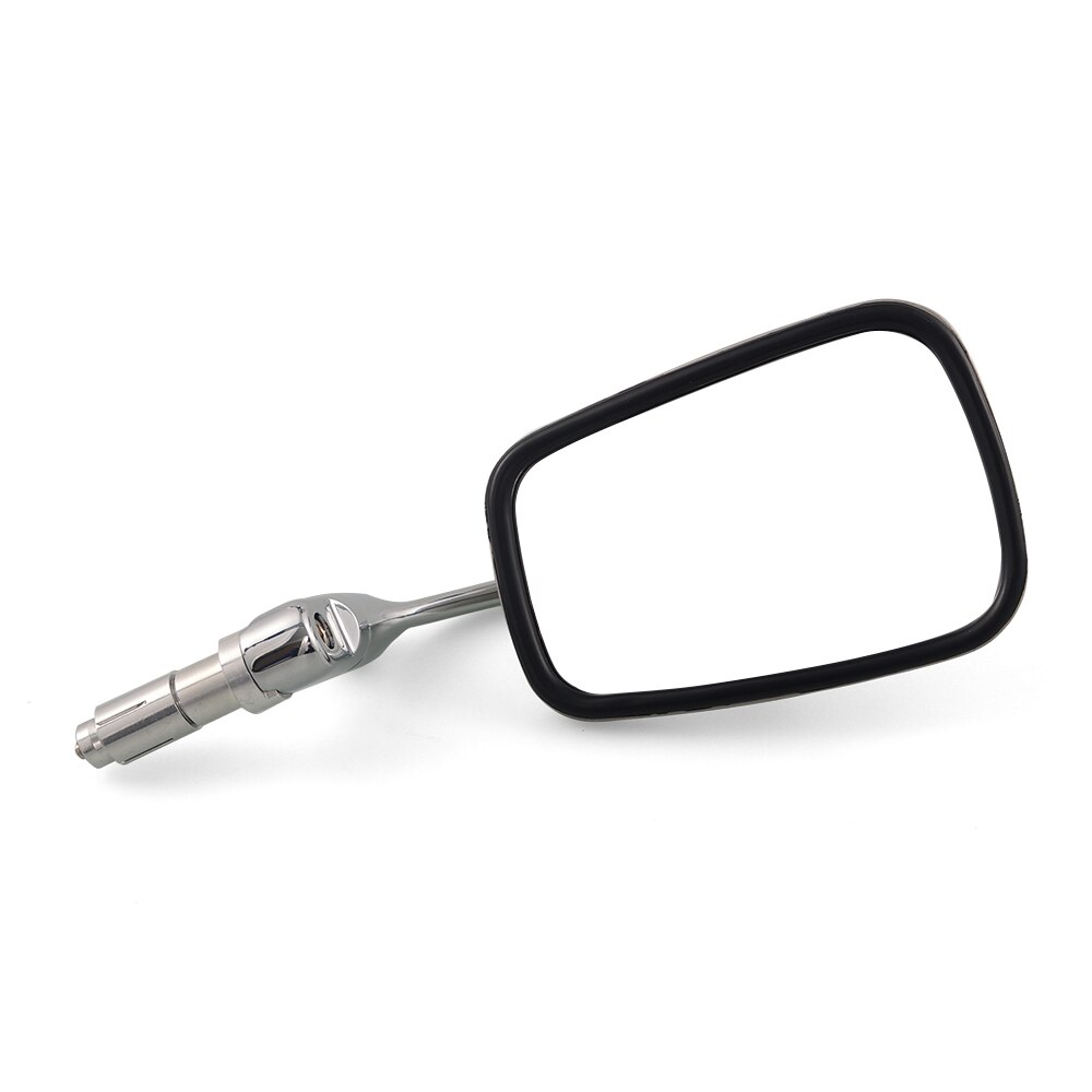 Espejos retrovisores cromados universales de 2 uds. Espejos laterales de barra para motocicleta Chopper Scooter Cafe Racer Accesorios