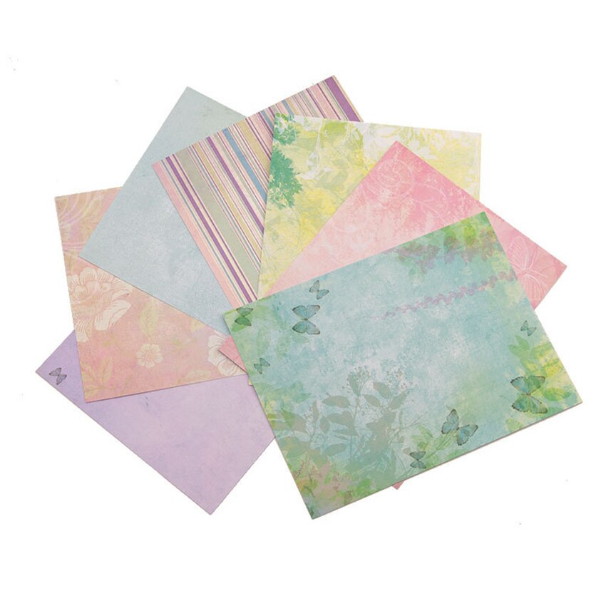 14Pcs/Lot Butterfly Retro Material Papers DIY Scrapbooking Album Diary Decorative Paper Scrapbooking Paper