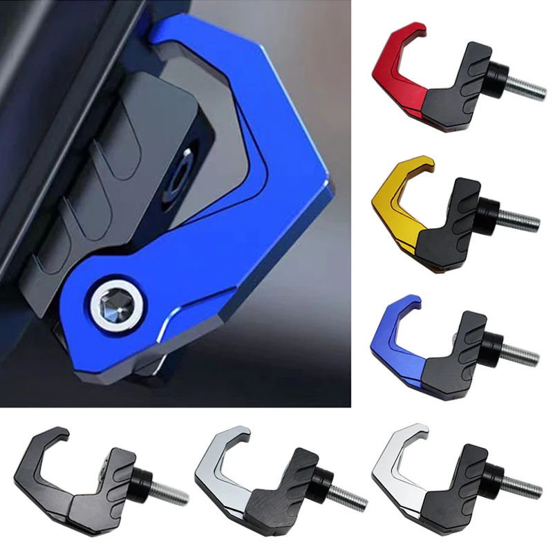 Motorhelm Houder Cnc Aluminium Bagagetas Haak Houder Hanger Haken Motor Scooter Helm Tassen Gadget Handschoen Haken