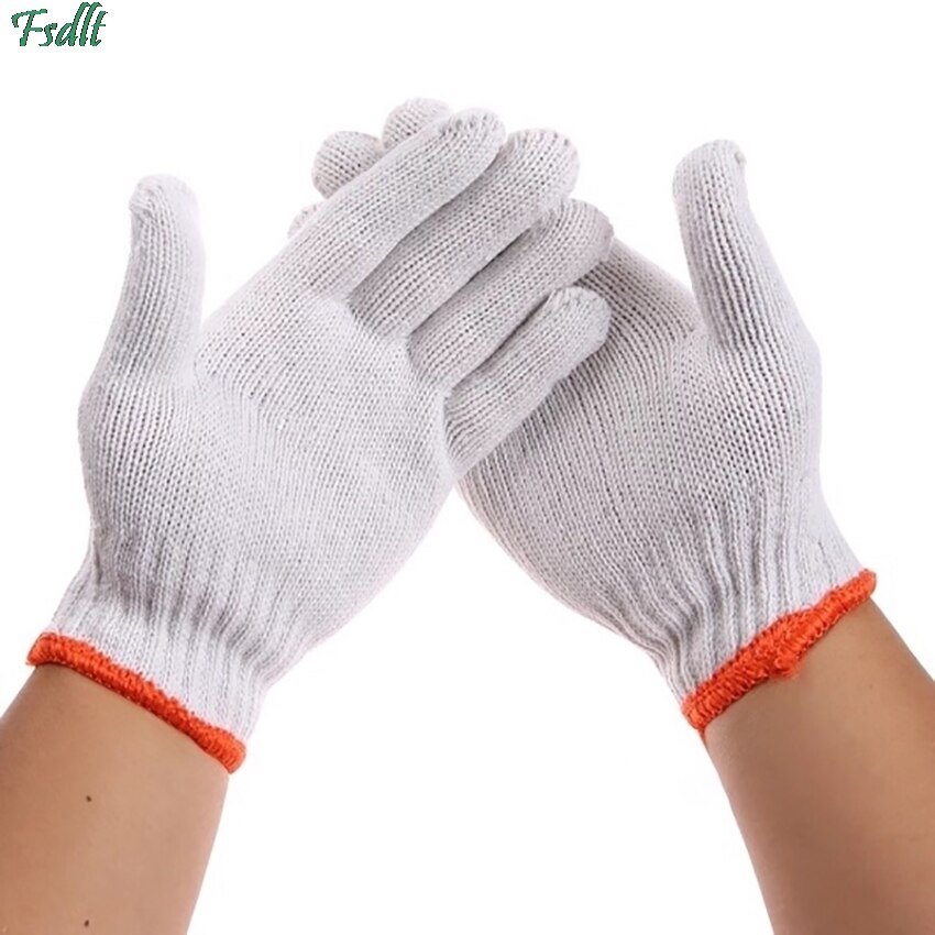 Grube nylonowe bawełniane rękawiczki robocze rękawice zmywalne ochronne rękawice ochronne robić domu akcesoria kuchenne na wolnym powietrzu czyste narzędzie eldiven: Default Title