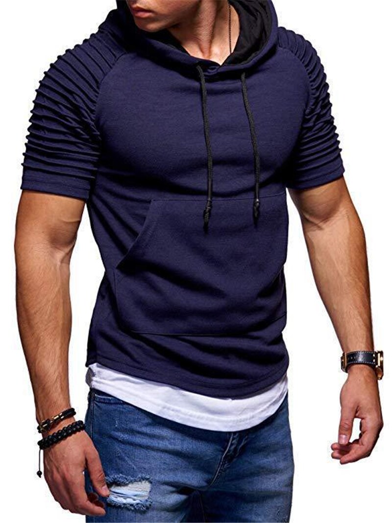 Gym kläder herr kortärmad t-shirt bodybuilding fitness t-shirt herr sport t-shirt stor storlek toppar t-shirts